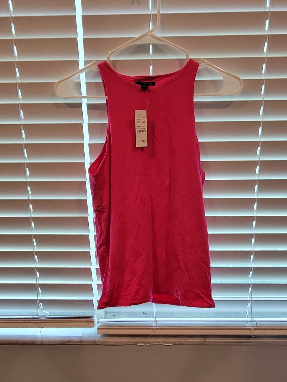 J. Crew Bright Pink Sleeveless Tank Top